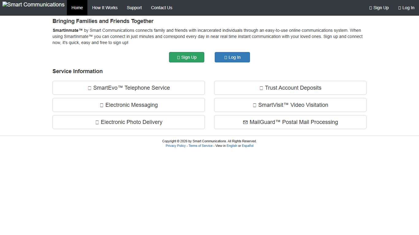 SmartInmate - Corrections Communications Services